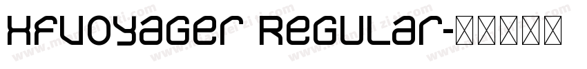 HFVoyager Regular字体转换